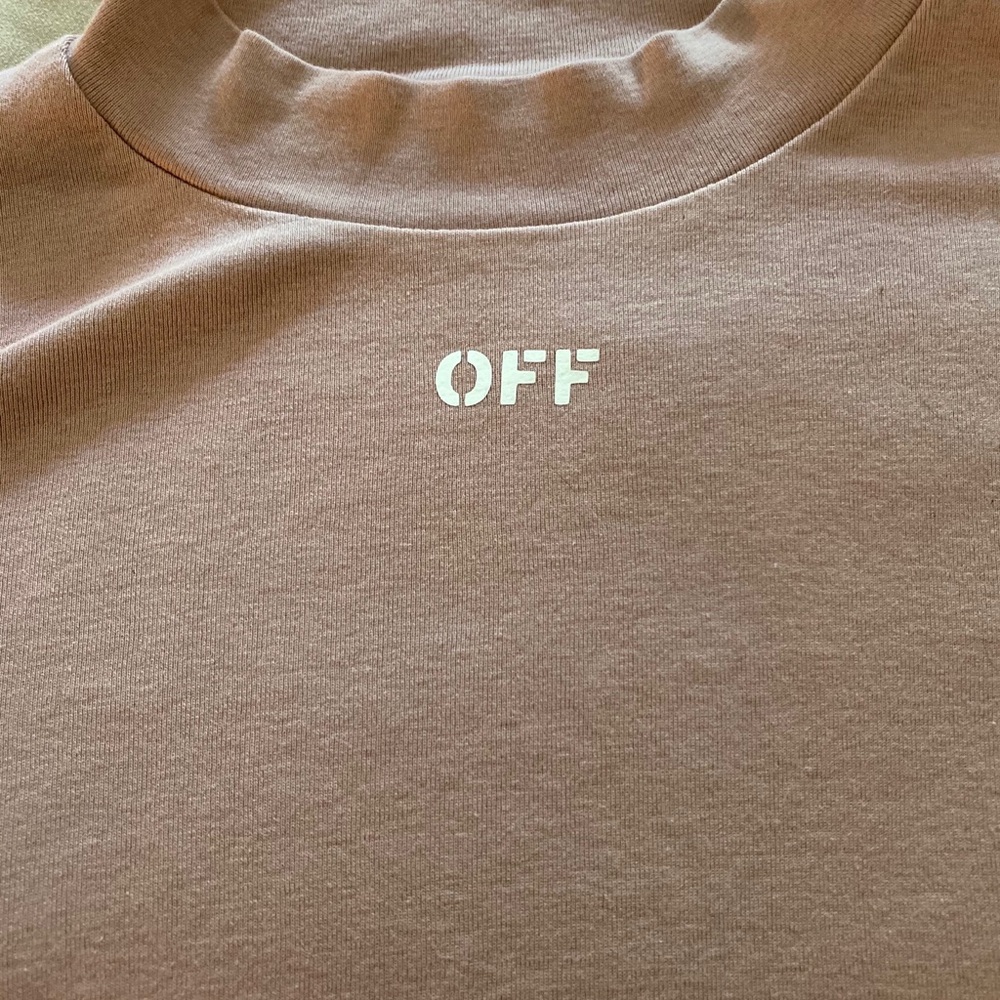 “OFF” Mock Neck Tshirt